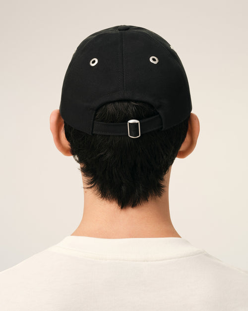 Cappellino Ami de Cœur in cotone nero - Uomo - 6 - AMI Paris - Ami Paris