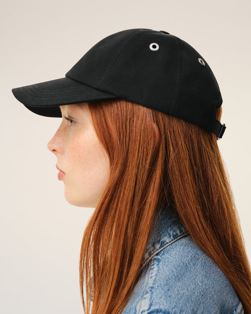Cappellino Ami de Cœur in cotone nero - Donna - 11 - AMI Paris - Ami Paris