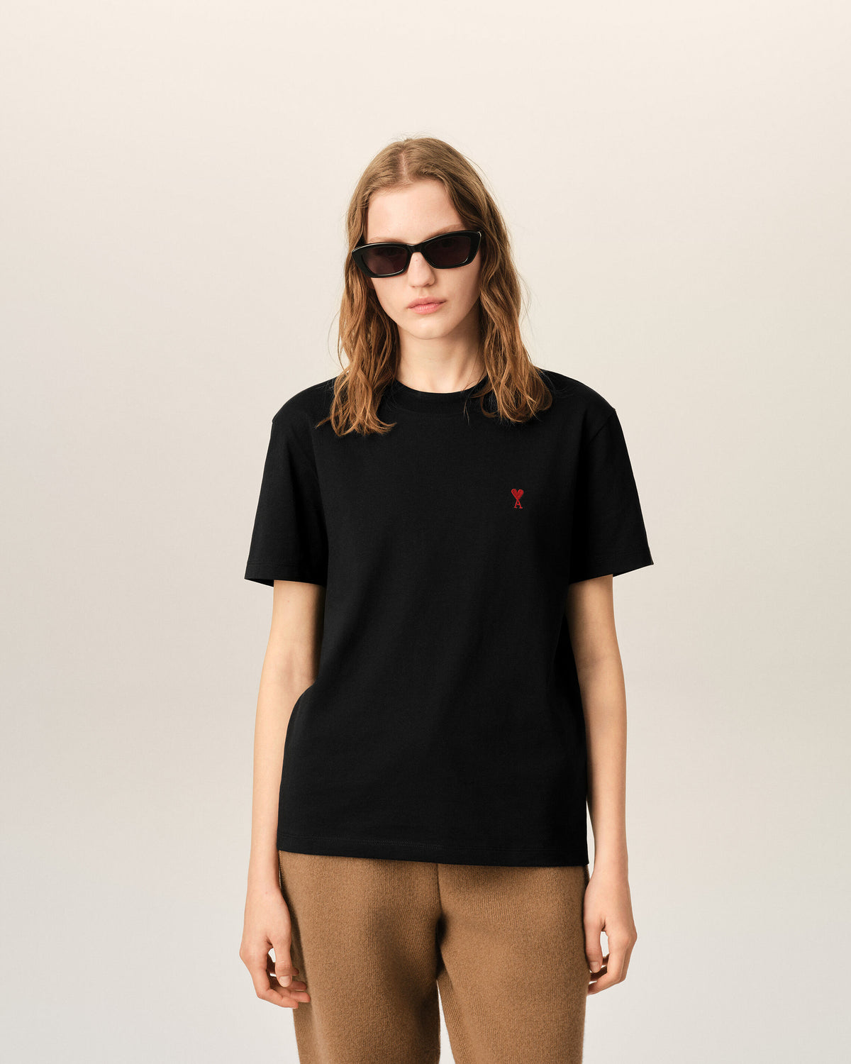 T-shirt noir en coton Ami de Coeur - 8