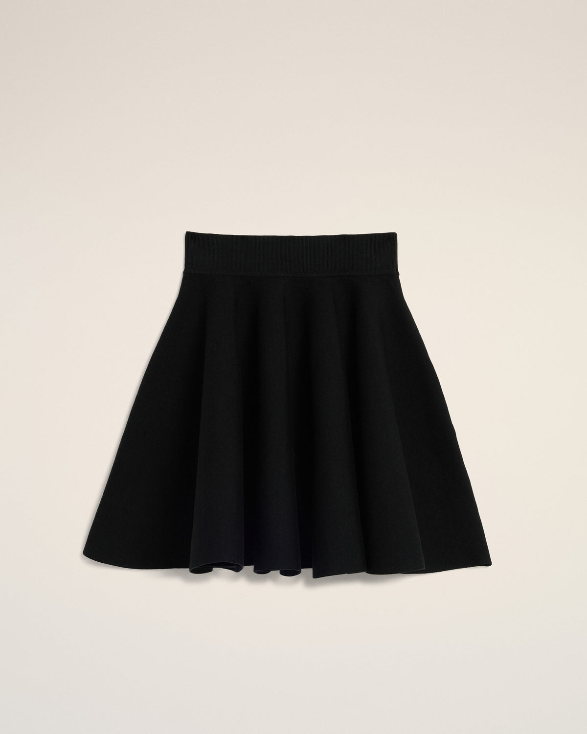 Gonna svasata in cotone nero - 1