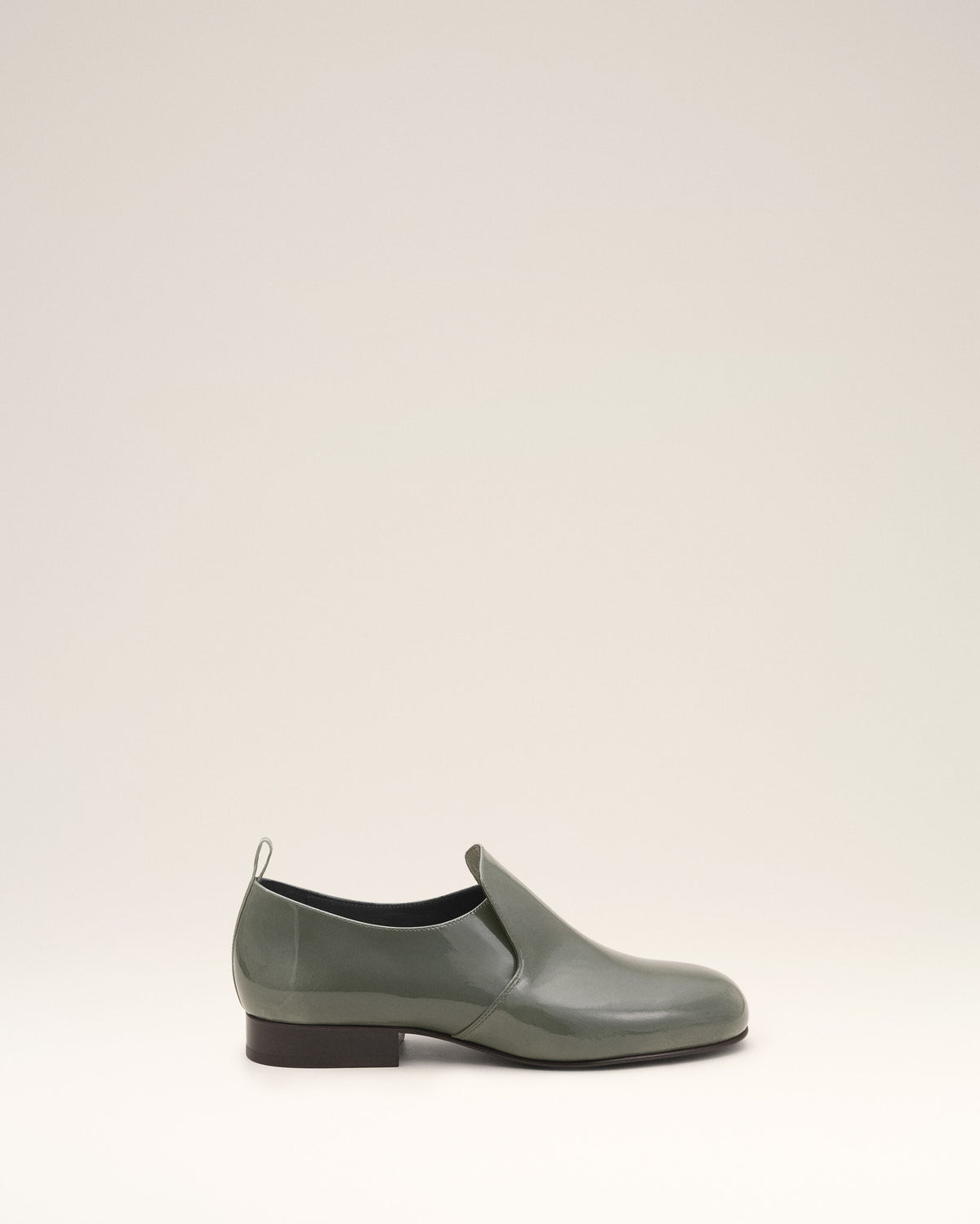 Scarpe basse in pelle di vitello grigia - 1
