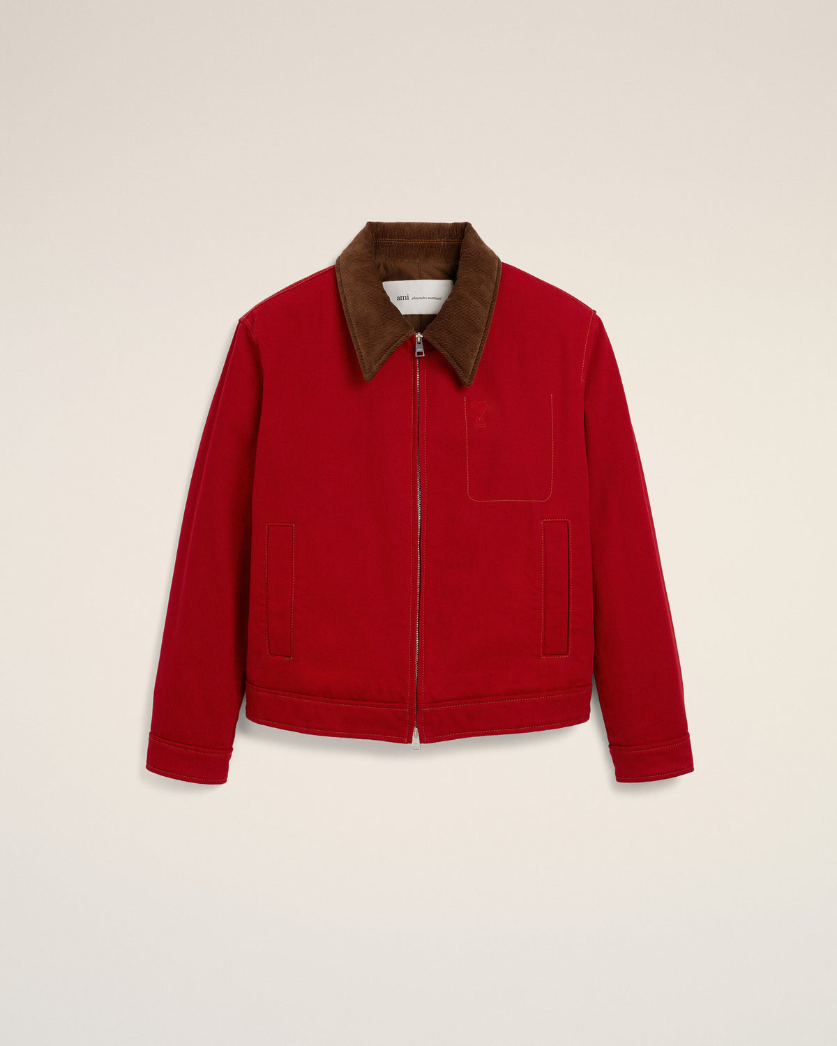 Blouson rouge en coton Ami de Coeur - 1