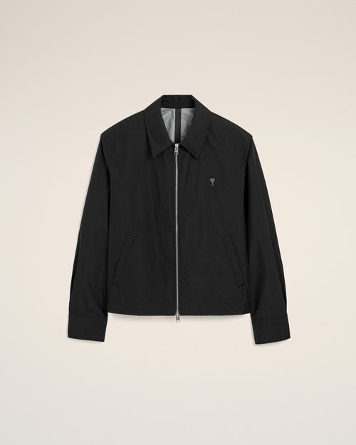 Chaqueta Ami de Cœur de nailon negro - Hombre - 1 - AMI Paris - Ami Paris