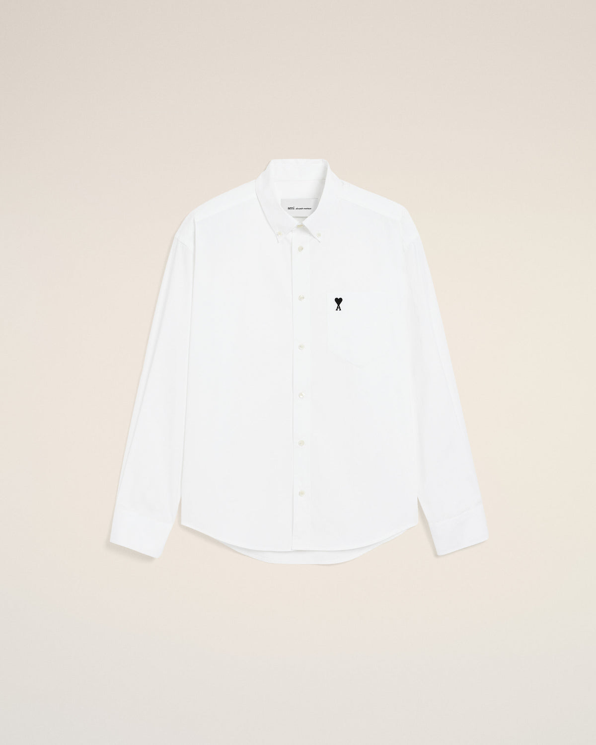 Chemise boxy blanche en coton Ami de Coeur - 1