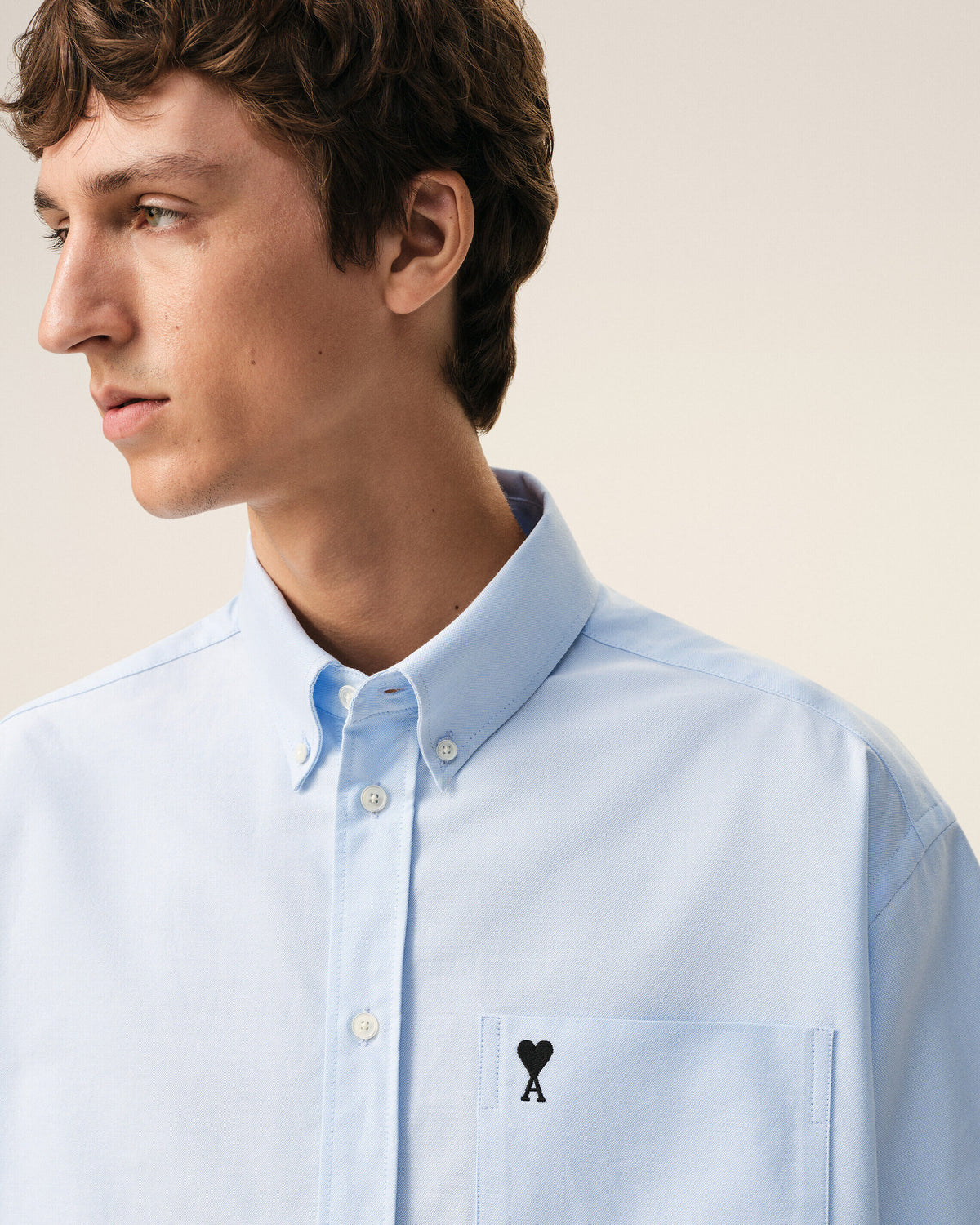 Chemise Boxy Bleue Ami De Coeur en Coton - 4