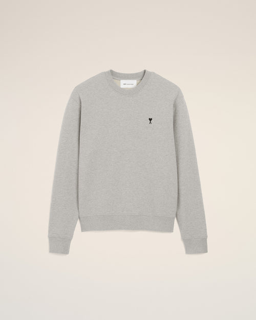 Sudadera Ami de Cœur de algodón gris - 1 - Ami Paris