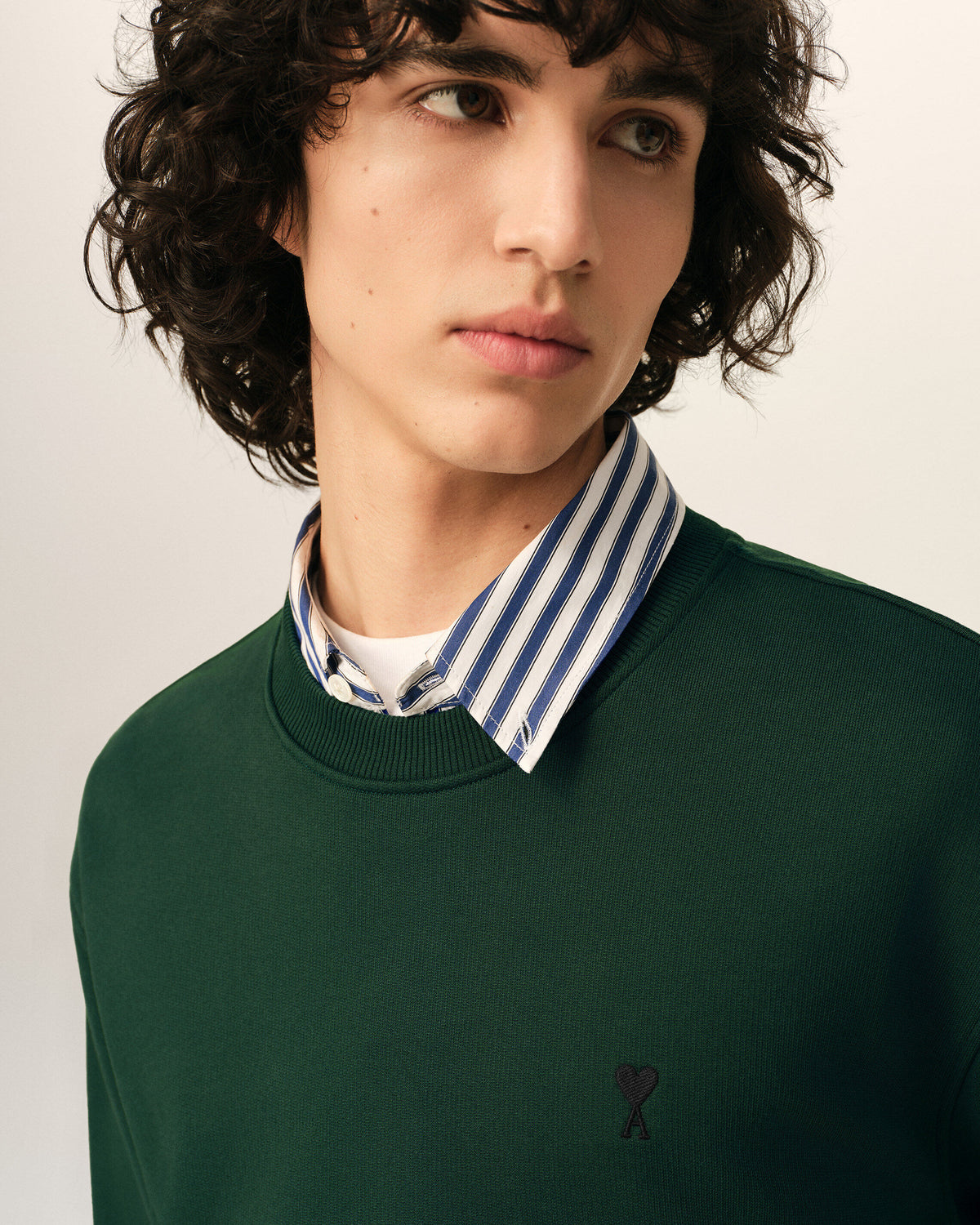 Sweatshirt vert en coton Ami de Coeur - 4