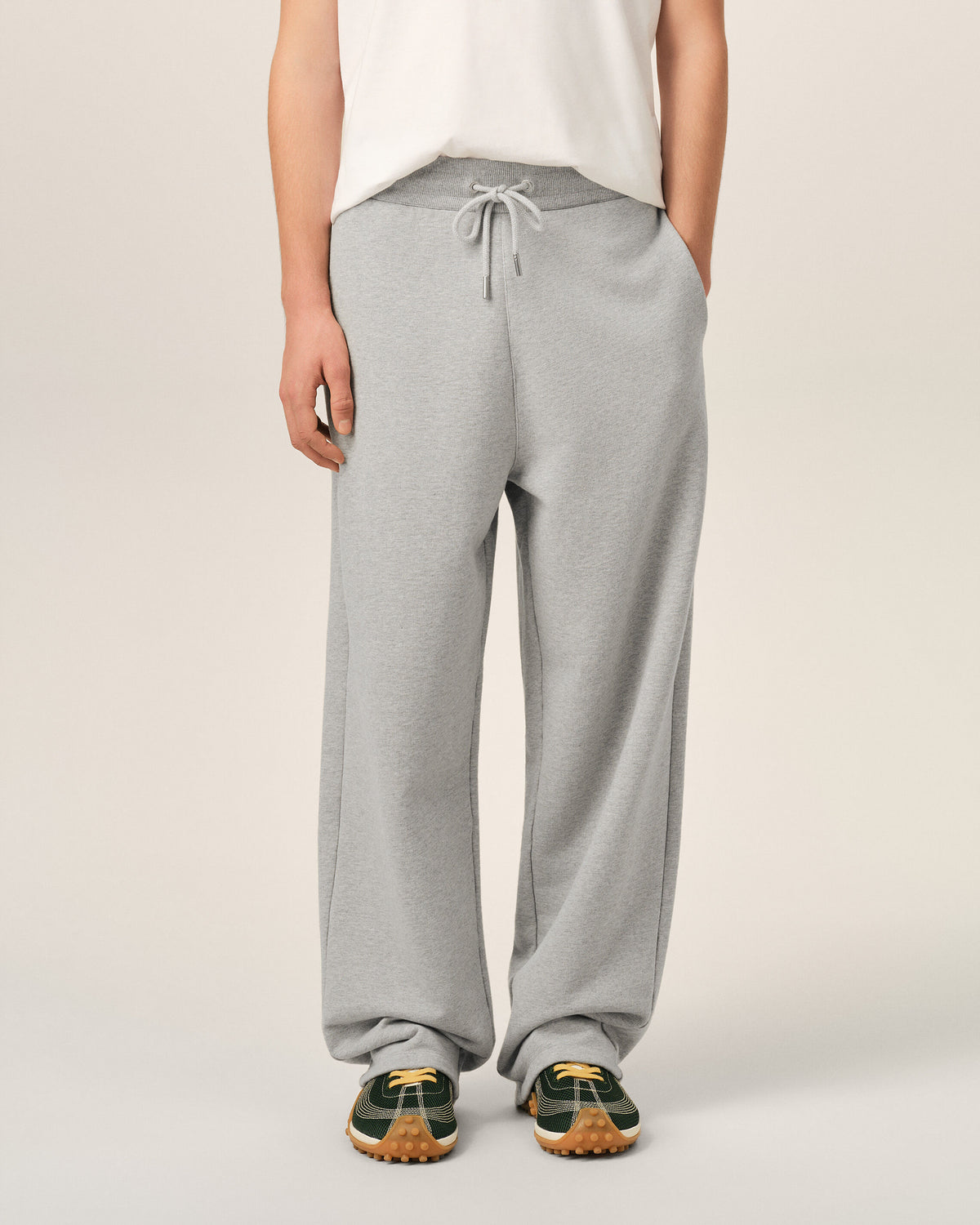 Jogging gris en coton Ami de Coeur - 3