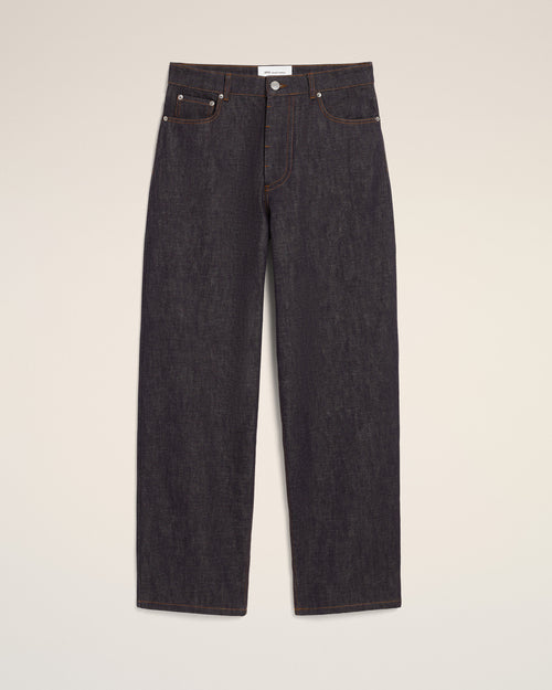 Jean bleu coupe baggy en coton - Homme - 1 - AMI Paris - Ami Paris