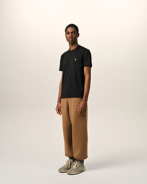 T-shirt Noir Ami De Coeur en Coton - Homme - 6 - AMI Paris - Ami Paris