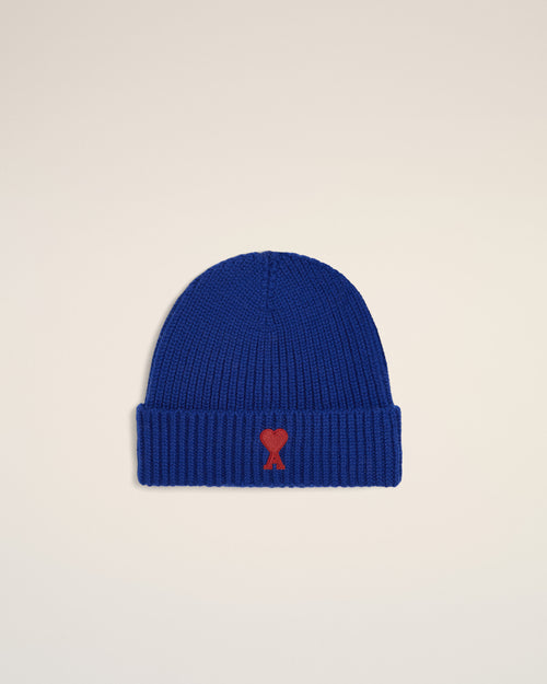 Berretto Ami de Cœur in lana blu - Donna - 5 - AMI Paris - Ami Paris