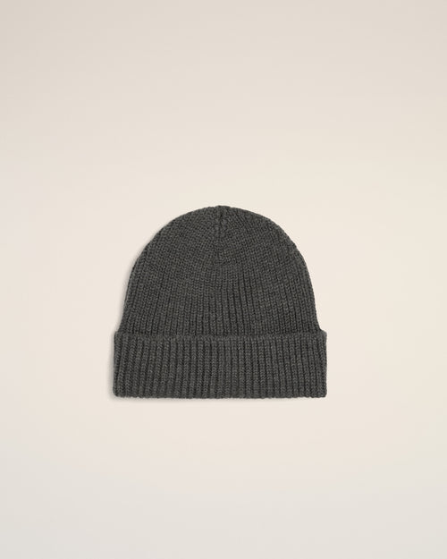 Bonnet gris en laine Ami de Coeur - Homme - 4 - AMI Paris - Ami Paris