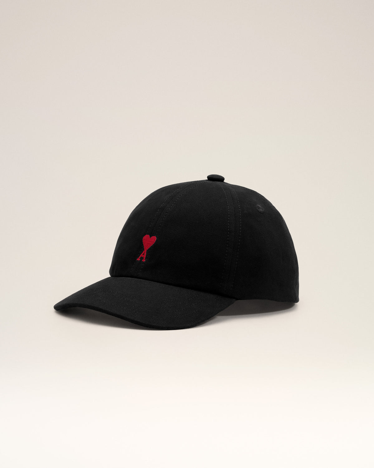 Casquette noire en coton Ami de Coeur - 1