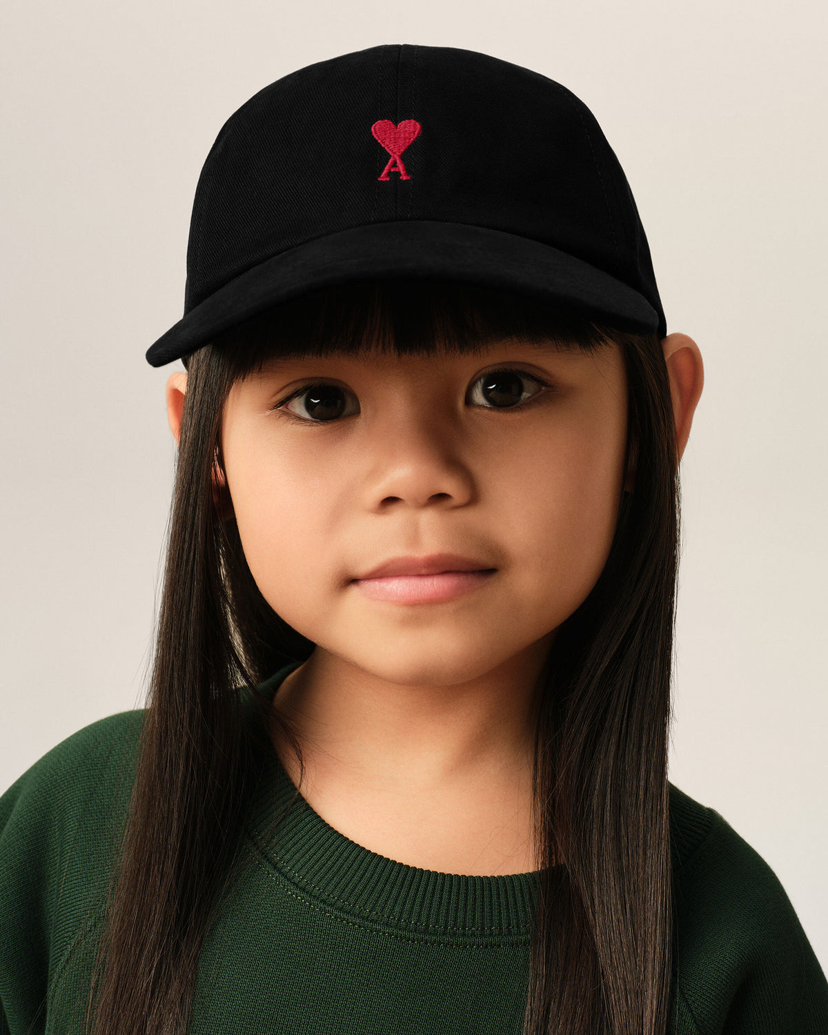 Casquette noire en coton Ami de Coeur - 6
