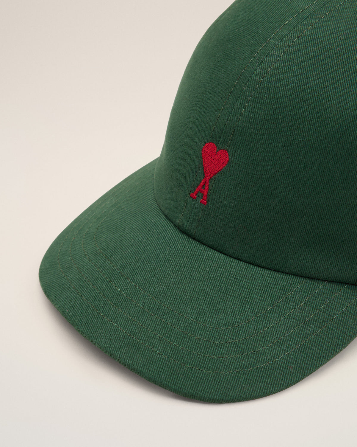 Green cotton cap with Ami de Coeur - 7