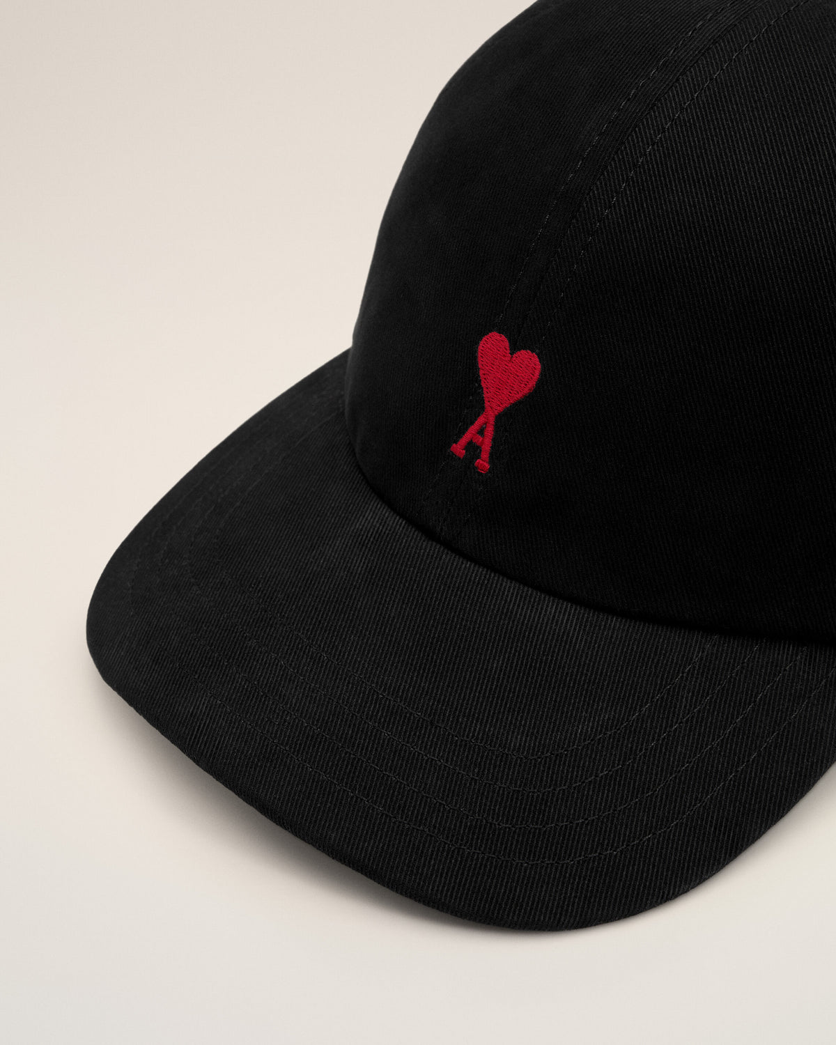 Casquette noire en coton Ami de Coeur - 3