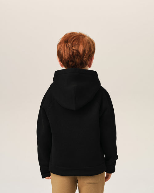 Black cotton hoodie with Ami de Coeur - Man - 4 - AMI Paris - Ami Paris