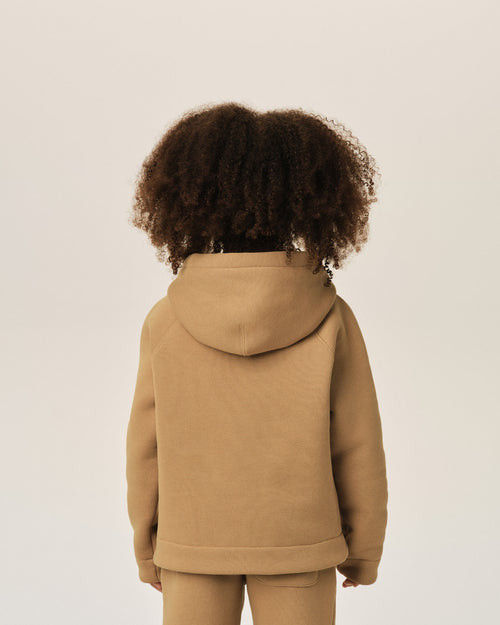 Brown cotton hoodie with Ami de Coeur - Woman - 8 - AMI Paris - Ami Paris