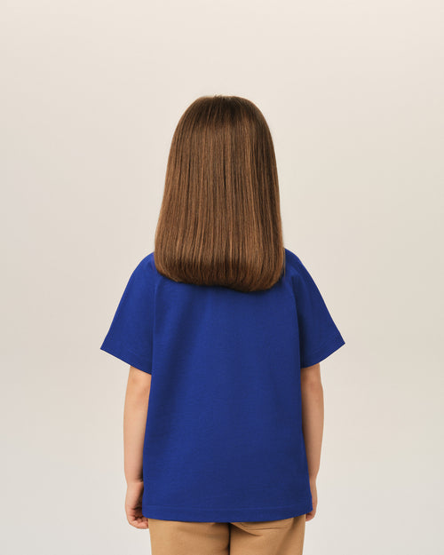 Blue cotton t-shirt with Ami de Coeur - Woman - 8 - AMI Paris - Ami Paris