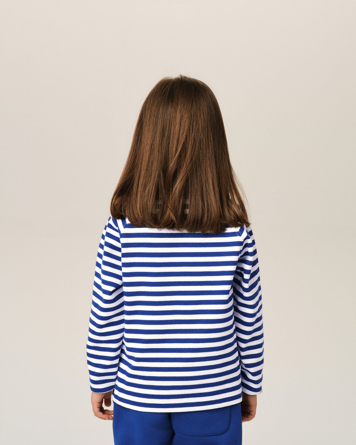 T-shirt marinière bleu et blanc en coton Ami de Coeur - 8