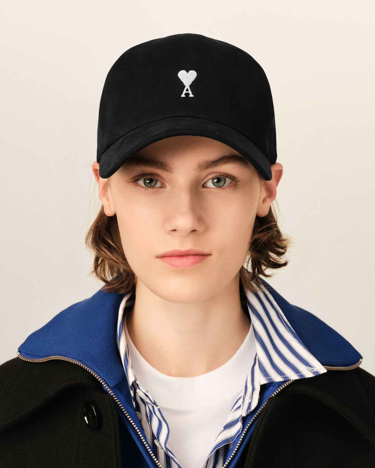 Casquette noire en coton Ami de Coeur - 8
