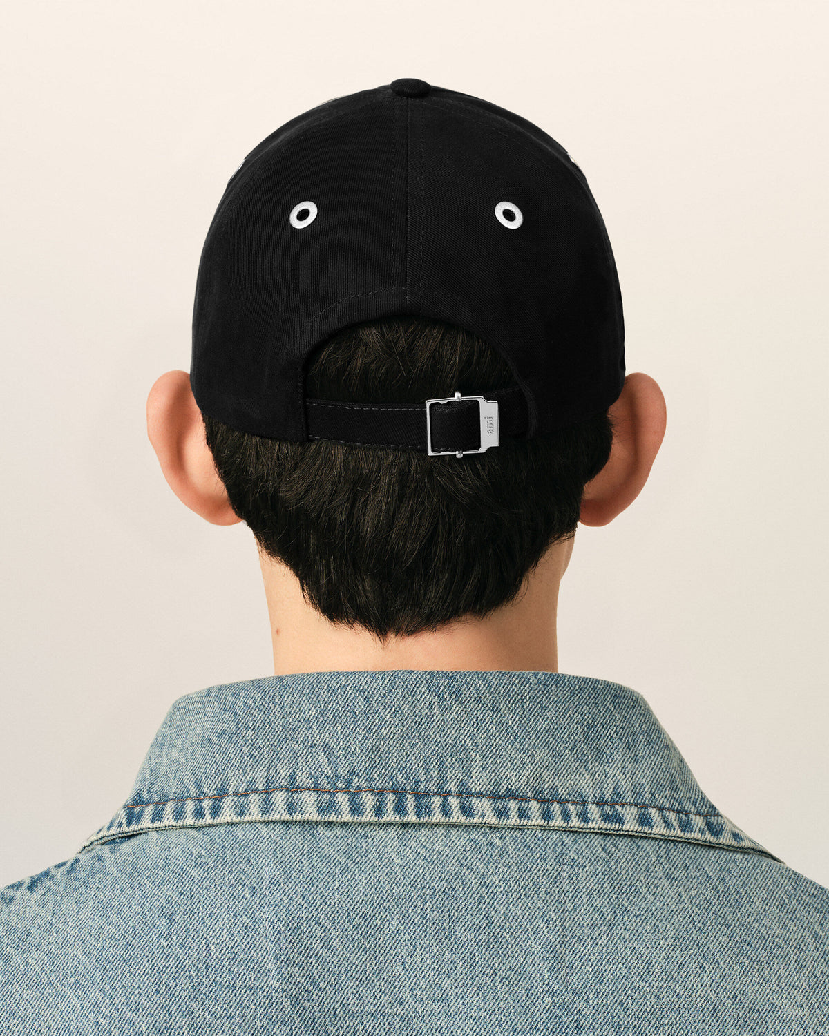 Casquette noire en coton Ami de Coeur - 6
