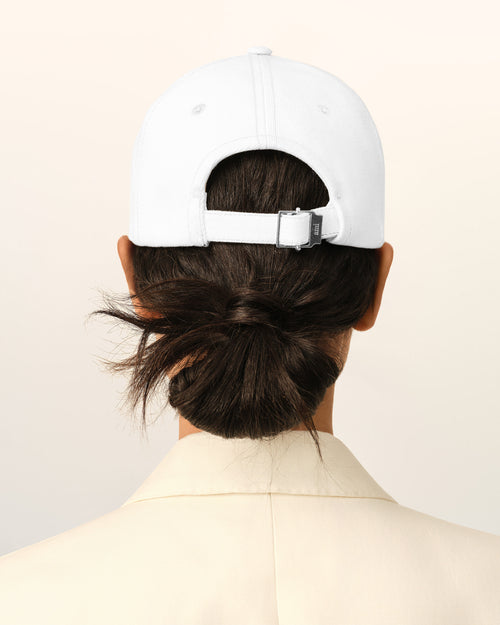 Gorra blanca de algodón con estampado "Place des Victoires" - Mujer - 12 - AMI Paris - Ami Paris