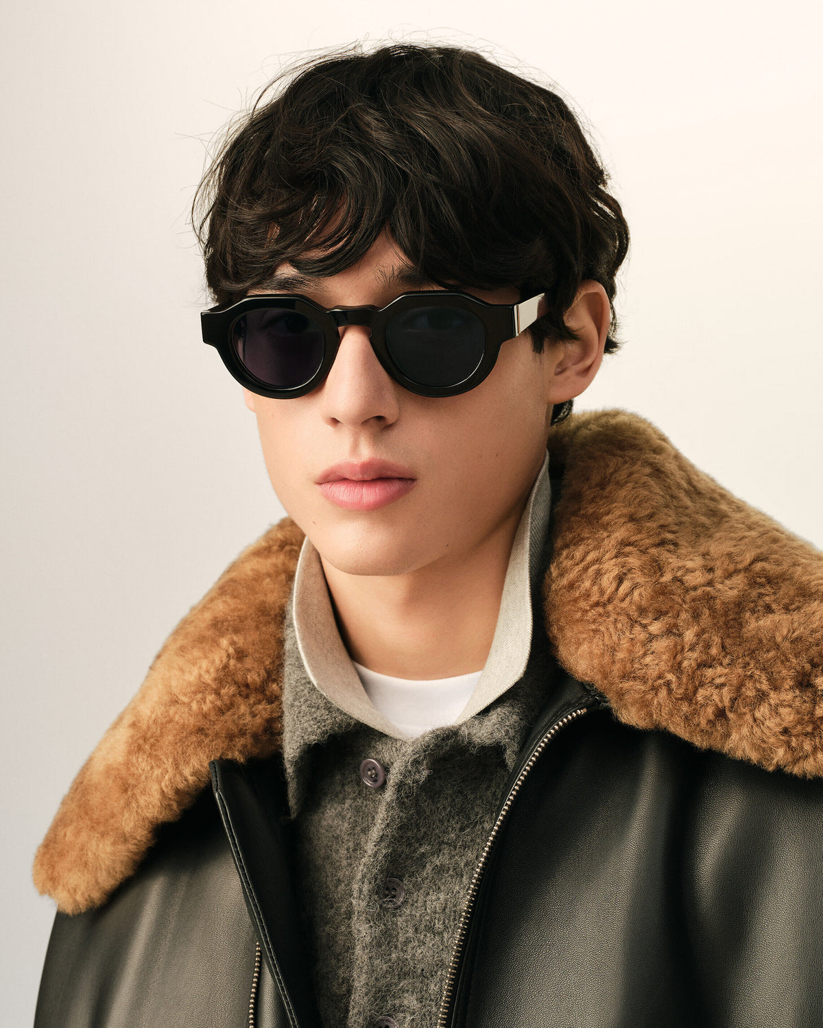Lunettes de soleil 75018 noires - 2