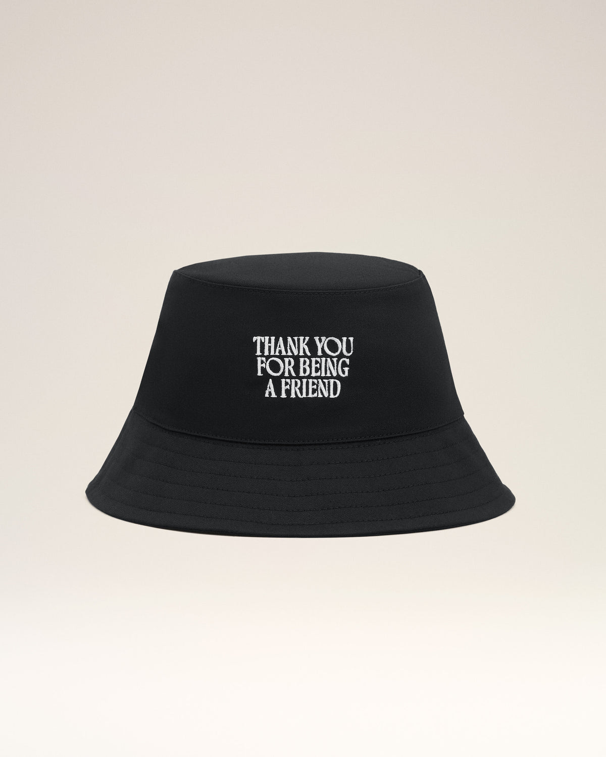 Bob Noir Broderie Thank You For Being A Friend en Coton - 10