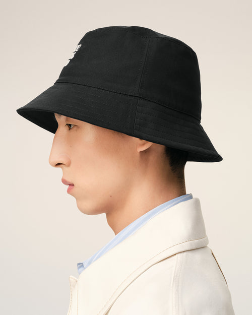 Bob Noir Broderie Thank You For Being A Friend en Coton - Homme - 5 - AMI Paris - Ami Paris