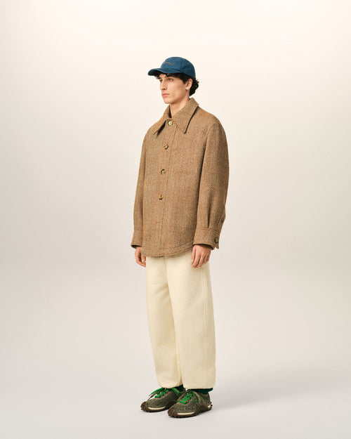 Veste marron boutonnée en laine - Homme - 6 - AMI Paris - Ami Paris