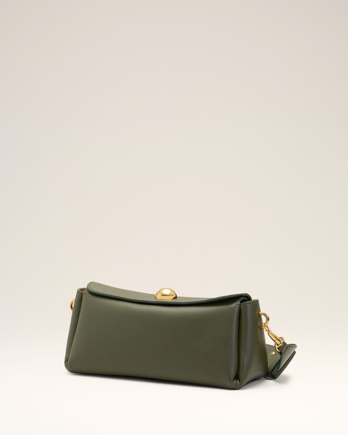 Sac Carrousel Vert en Cuir De Veau - 4