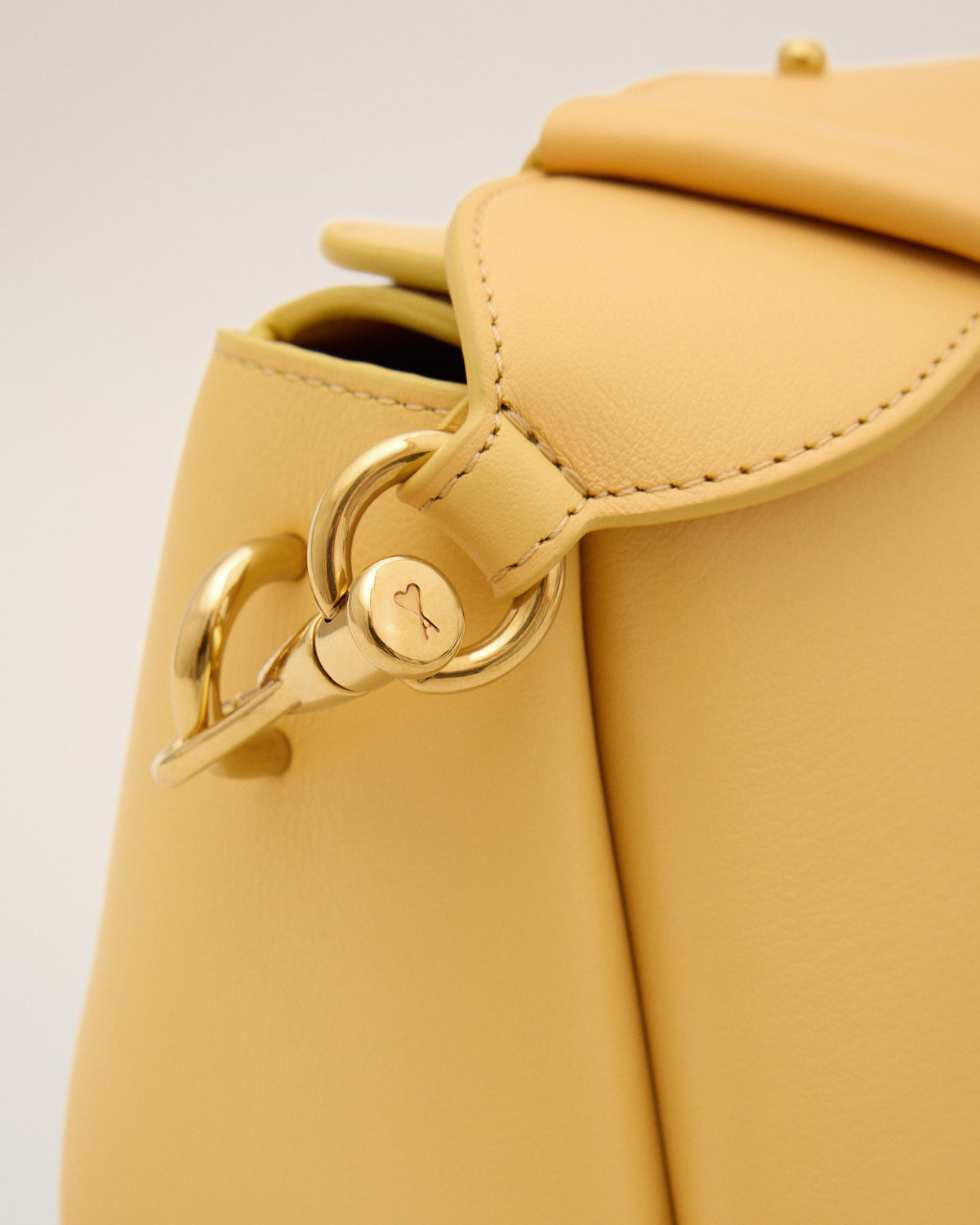 Yellow cow leather Carrousel bag - 6