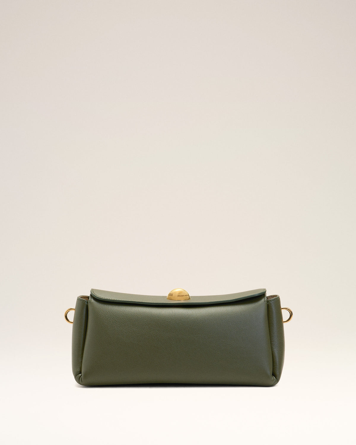 Sac Carrousel Vert en Cuir De Veau - 3