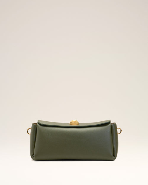 Sac Carrousel Vert en Cuir De Veau - Homme - 3 - AMI Paris - Ami Paris