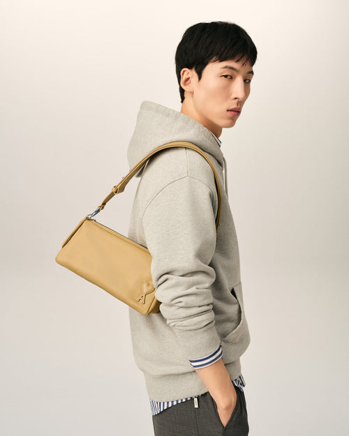 Borsa Marcel in nylon beige - Uomo - 2 - AMI Paris - Ami Paris