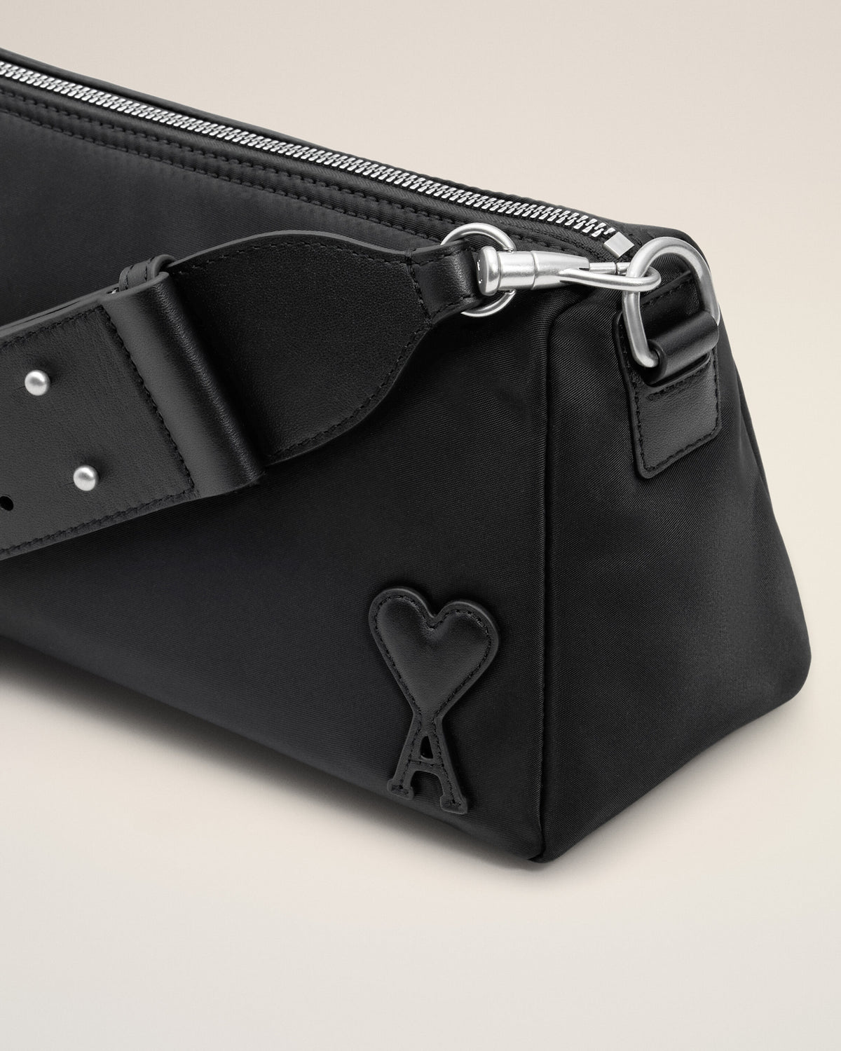Sac Marcel noir en nylon - 5