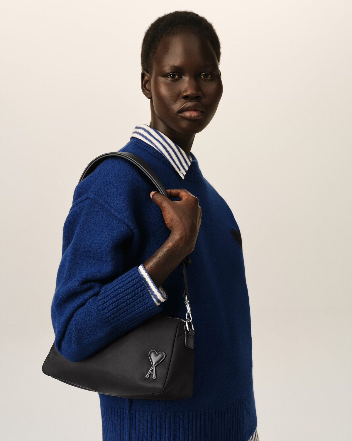 Sac Marcel noir en nylon - 8