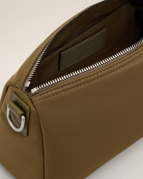 Borsa Marcel in nylon marrone - Uomo - 6 - AMI Paris - Ami Paris