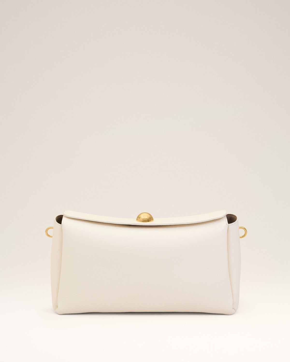 Sac Carrousel Moyen Blanc en Cuir De Veau - 3