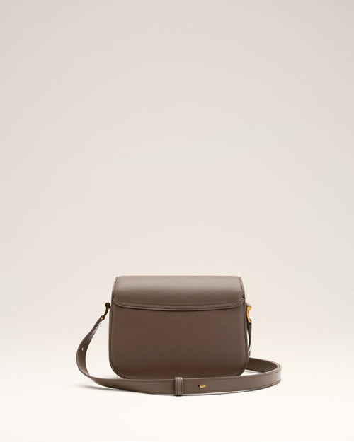 Brown cowhide leather Paris Paris bag - Woman - 10 - AMI Paris - Ami Paris