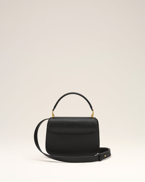 Black cowhide leather Paris Paris top handle bag - Man - 4 - AMI Paris - Ami Paris