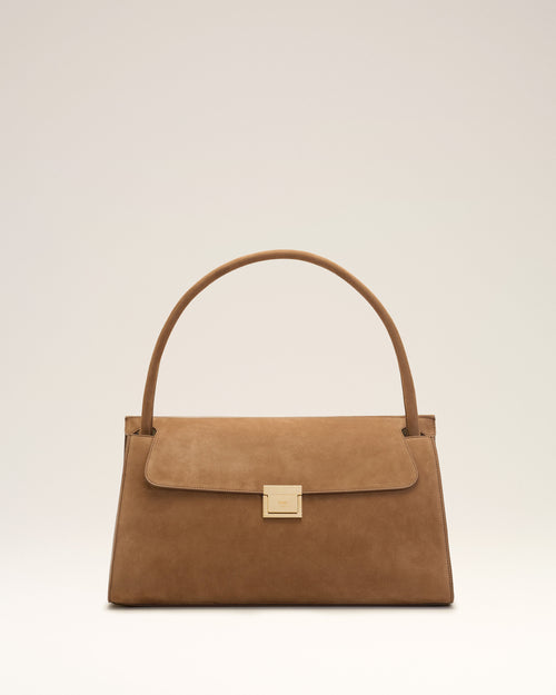 Sac Mimi Marron en Cuir De Veau - Homme - 1 - AMI Paris - Ami Paris