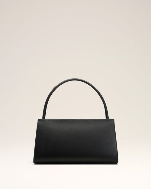 Sac Mimi Noir en Cuir veau - Femme - 10 - AMI Paris - Ami Paris