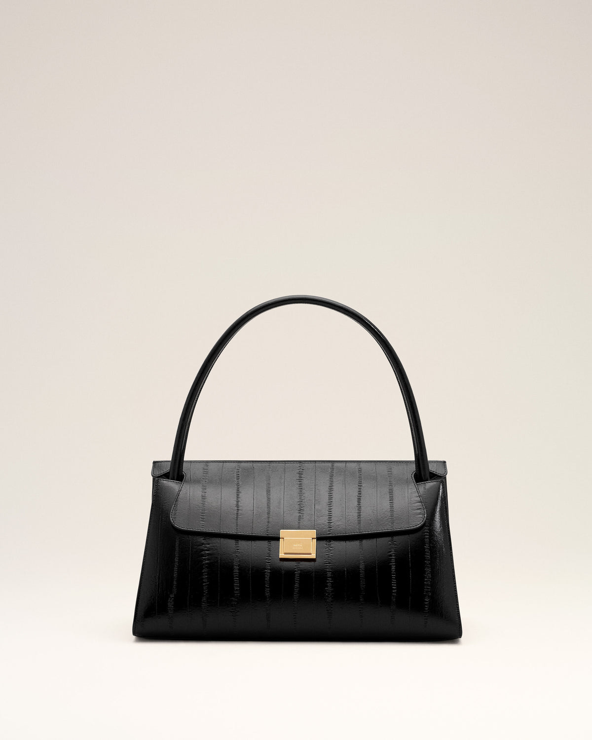 Sac Mimi noir en cuir de veau - 1