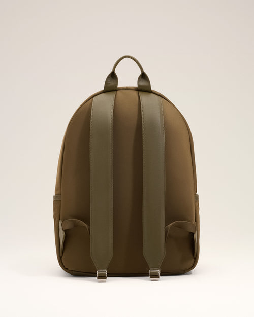 Sac à dos Marcel marron en nylon - Homme - 4 - AMI Paris - Ami Paris