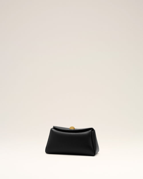 Mini bolso Carrousel de cuero de becerro negro - Hombre - 4 - AMI Paris - Ami Paris