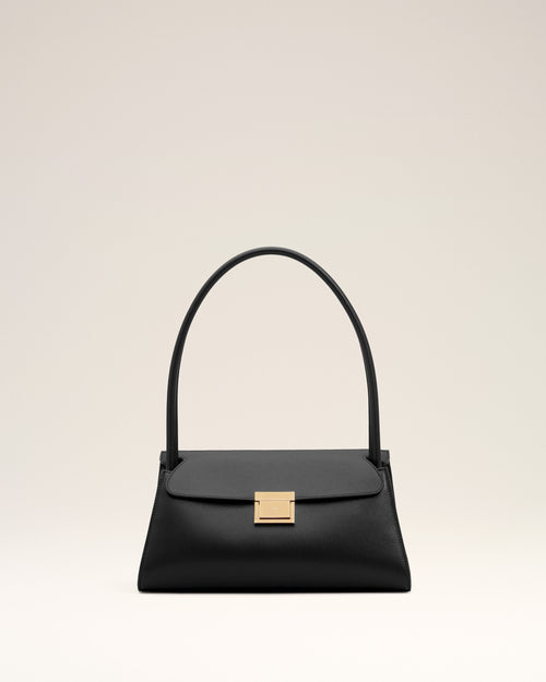 Petit Sac Mimi Noir en Cuir De Veau - Femme - 8 - AMI Paris - Ami Paris