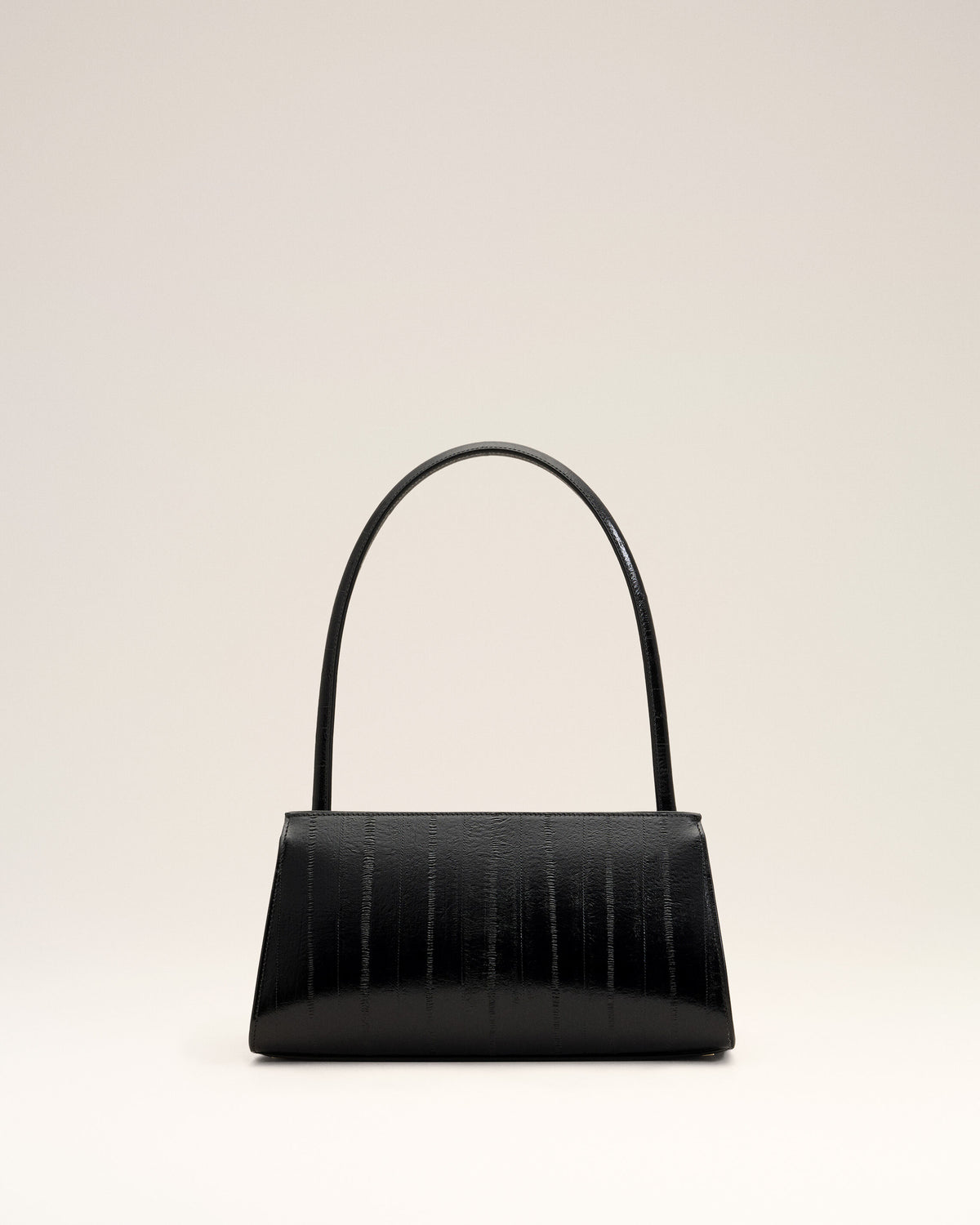 Small black cow leather Mimi bag - 4