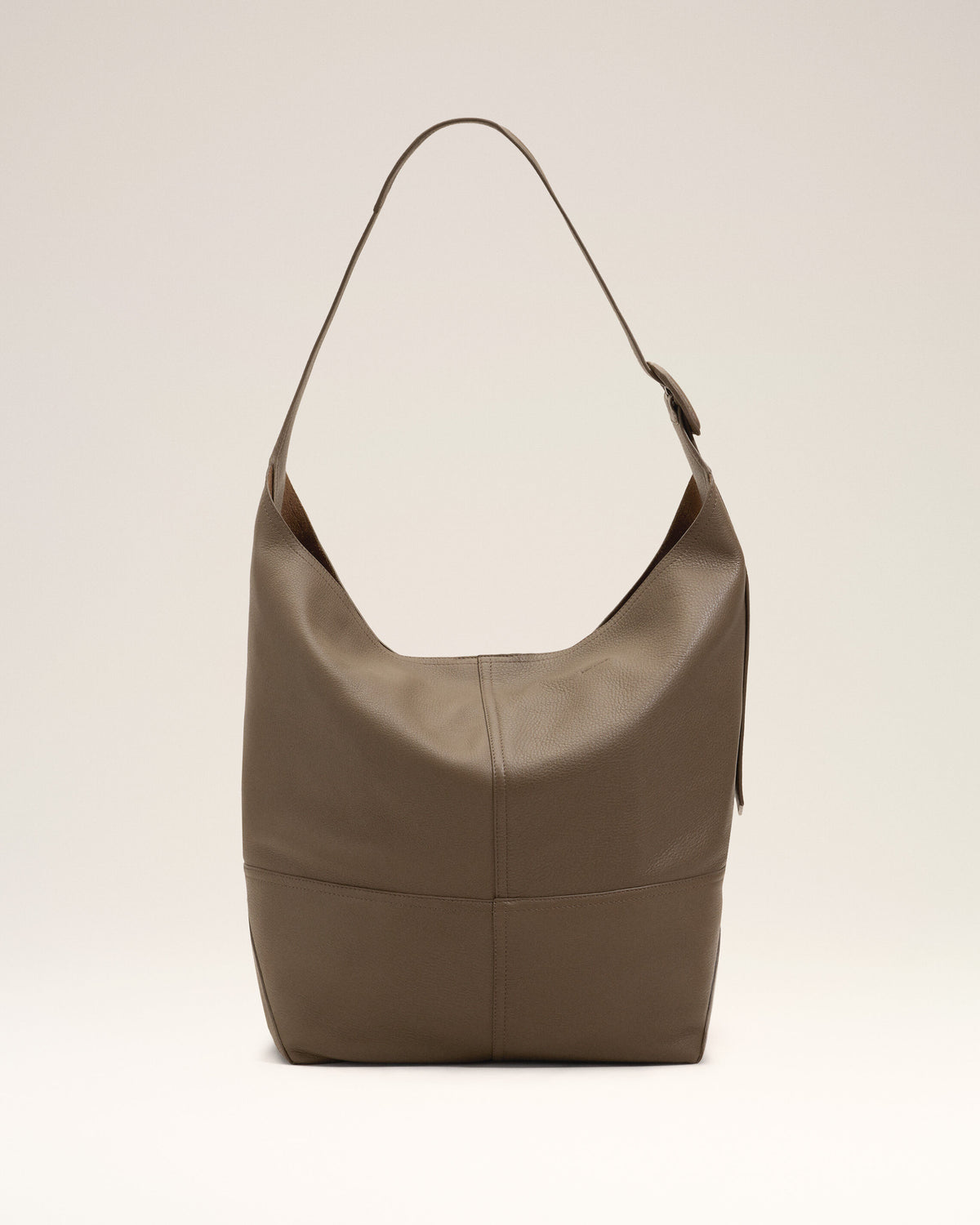 Brown taurillon leather Etienne crossbody bag - 4